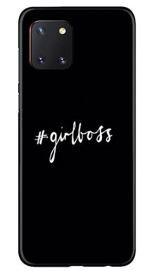#GirlBoss Mobile Back Case for Samsung Note 10 Lite (Design - 266)