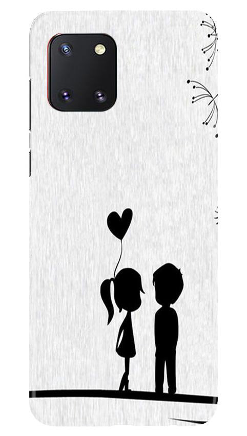 Cute Kid Couple Case for Samsung Note 10 Lite (Design No. 283)