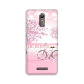 Pink Flowers Cycle Case for Redmi Note 3  (Design - 102)