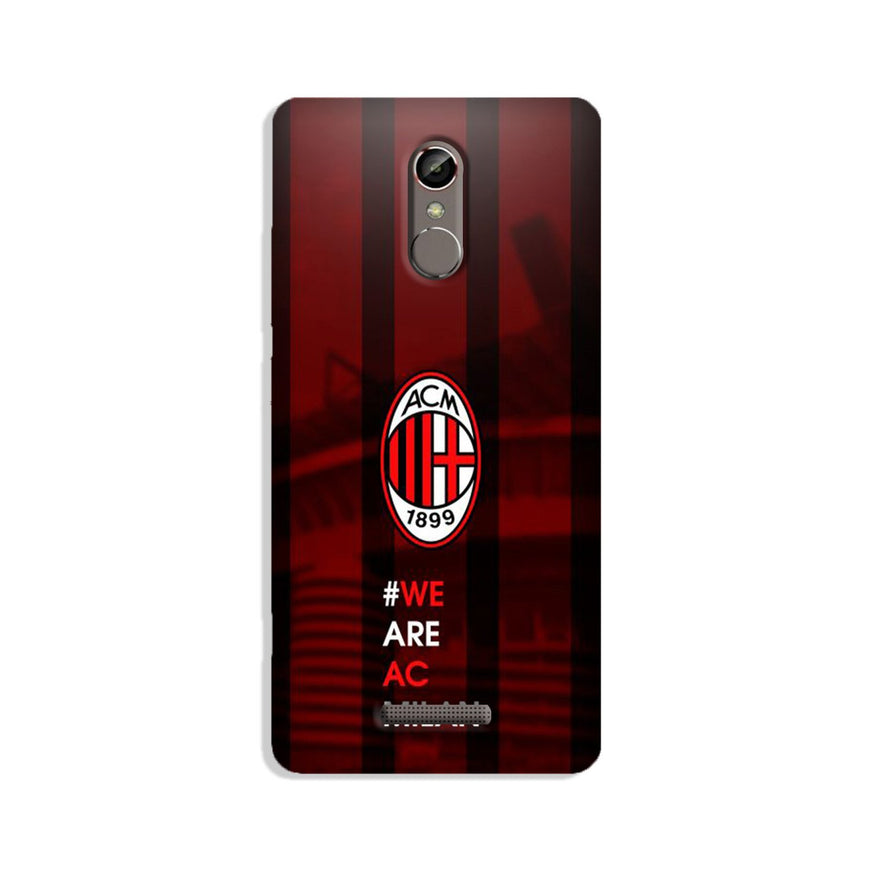 AC Milan Case for Redmi Note 3  (Design - 155)