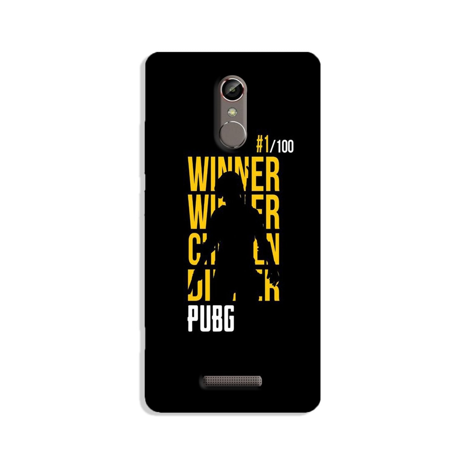 Pubg Winner Winner Case for Redmi Note 3  (Design - 177)