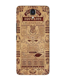 Hogwarts Mobile Back Case for Infinix Note 4 (Design - 304)