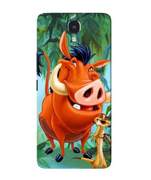 Timon and Pumbaa Mobile Back Case for Infinix Note 4 (Design - 305)