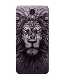 Lion Mobile Back Case for Infinix Note 4 (Design - 315)