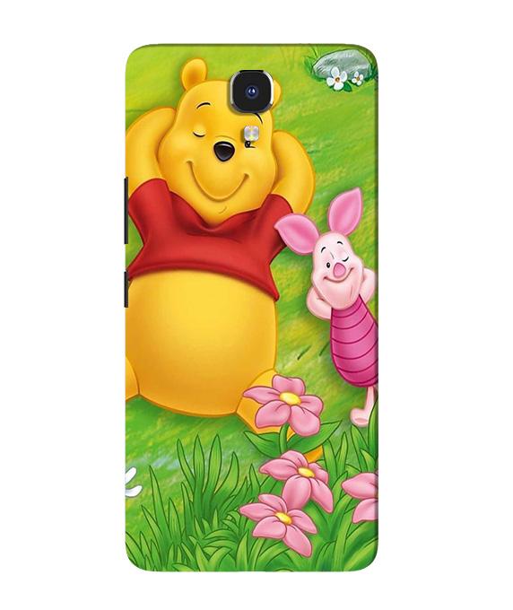 Winnie The Pooh Mobile Back Case for Infinix Note 4 (Design - 348)