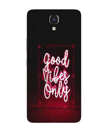 Good Vibes Only Mobile Back Case for Infinix Note 4 (Design - 354)