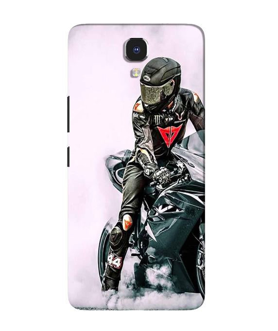 Biker Mobile Back Case for Infinix Note 4 (Design - 383)