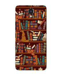 Book Shelf Mobile Back Case for Infinix Note 4 (Design - 390)