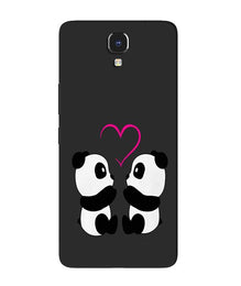 Panda Love Mobile Back Case for Infinix Note 4 (Design - 398)