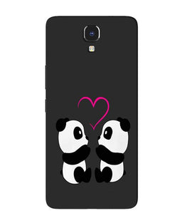 Panda Love Mobile Back Case for Infinix Note 4 (Design - 398)