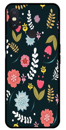 Floral Pattern2 Metal Mobile Case for Redmi Note 5 Pro