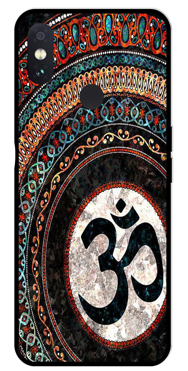 Oum Design Metal Mobile Case for Redmi Note 5 Pro   (Design No -15)