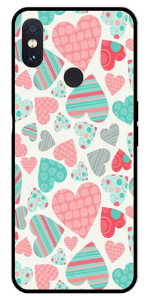 Hearts Pattern Metal Mobile Case for Redmi Note 5 Pro