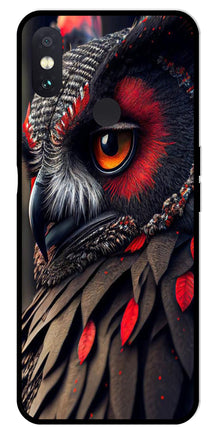 Owl Design Metal Mobile Case for Redmi Note 5 Pro