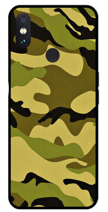 Army Pattern Metal Mobile Case for Redmi Note 5 Pro