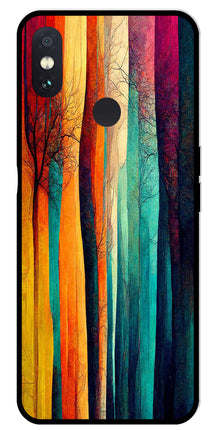 Modern Art Colorful Metal Mobile Case for Redmi Note 5 Pro