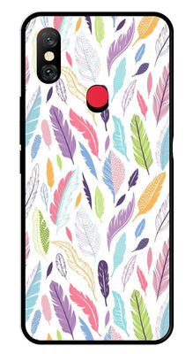Colorful Feathers Metal Mobile Case for Redmi Note 6 Pro
