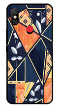 Marble Design Metal Mobile Case for Redmi Note 6 Pro Pro   (Design No -07)