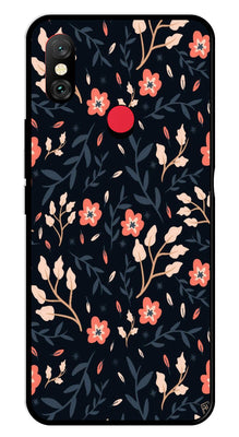 Floral Pattern Metal Mobile Case for Redmi Note 6 Pro