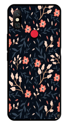 Floral Pattern Metal Mobile Case for Redmi Note 6