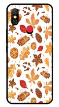 Autumn Leaf Metal Mobile Case for Redmi Note 6 Pro Pro   (Design No -19)
