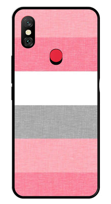 Pink Pattern Metal Mobile Case for Redmi Note 6