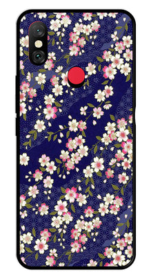 Flower Design Metal Mobile Case for Redmi Note 6