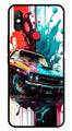 Vintage Car Metal Mobile Case for Redmi Note 6   (Design No -29)