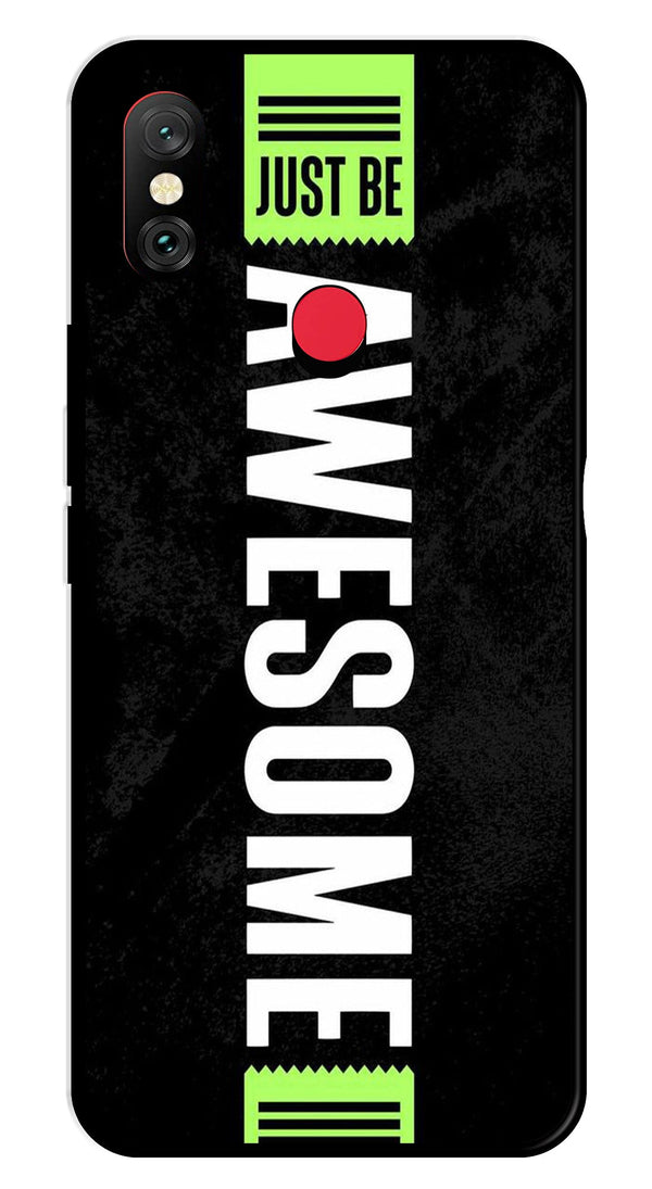 Awesome Metal Mobile Case for Redmi Note 6 Pro   (Design No -33)