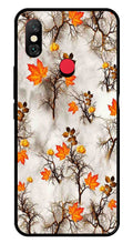 Autumn leaves Metal Mobile Case for Redmi Note 6 Pro Pro   (Design No -55)