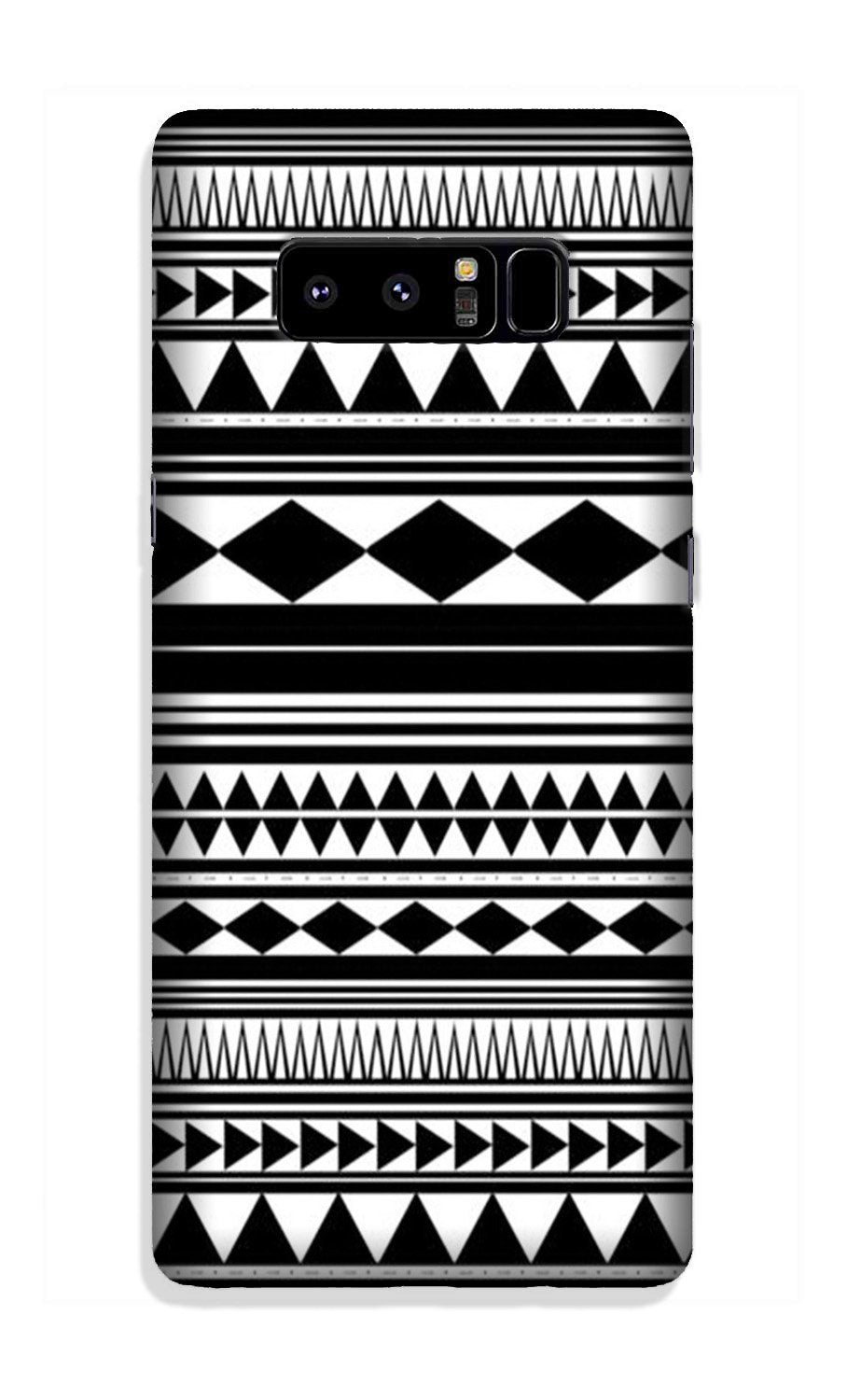 Black white Pattern Case for Galaxy Note 8