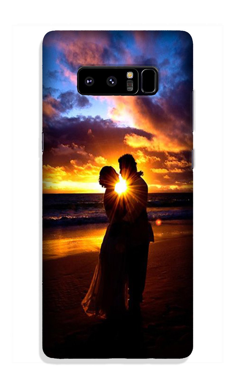 Couple Sea shore Case for Galaxy Note 8