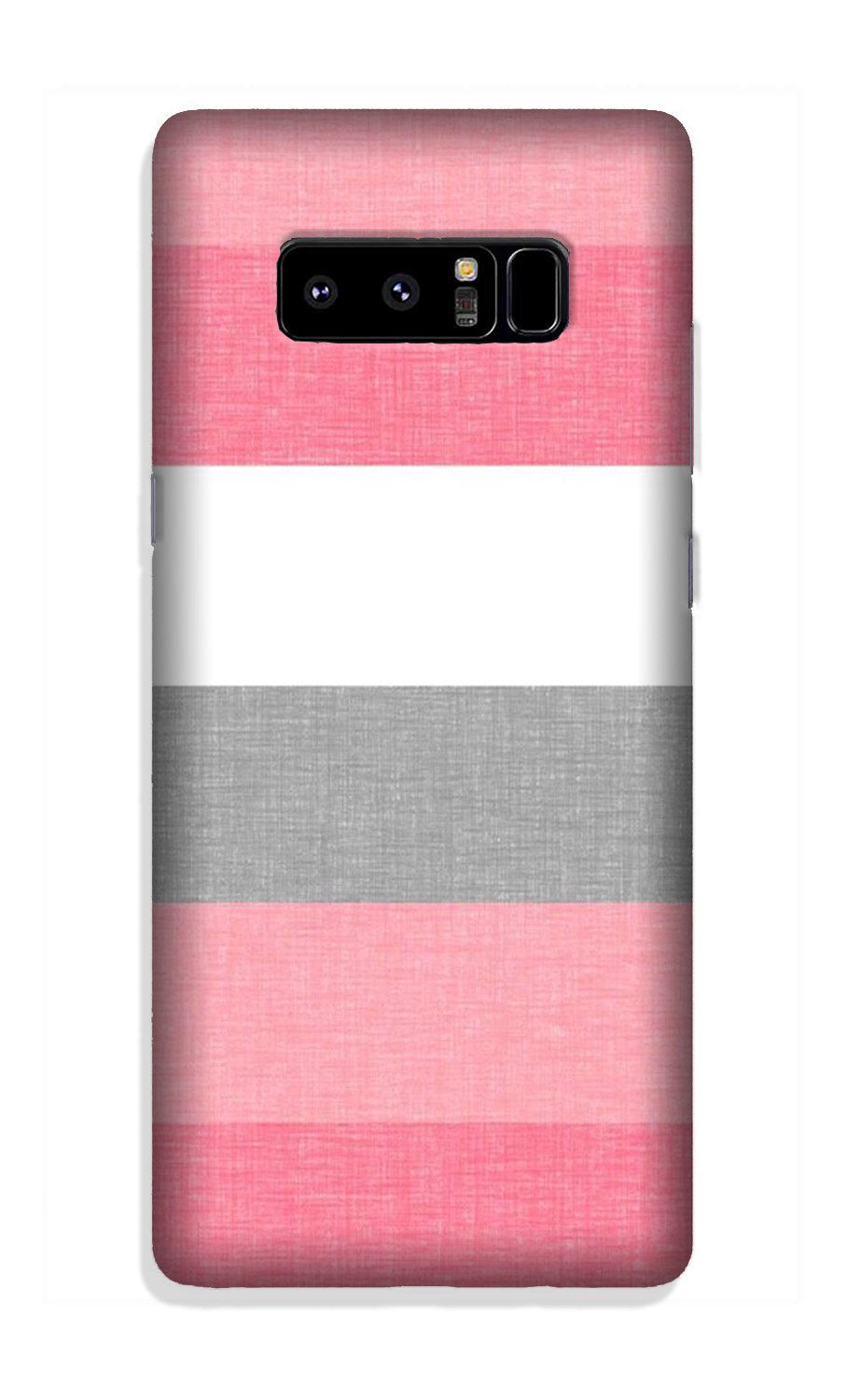 Pink white pattern Case for Galaxy Note 8