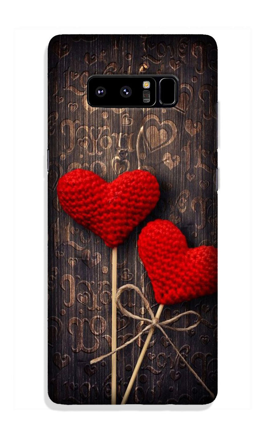 Red Hearts Case for Galaxy Note 8