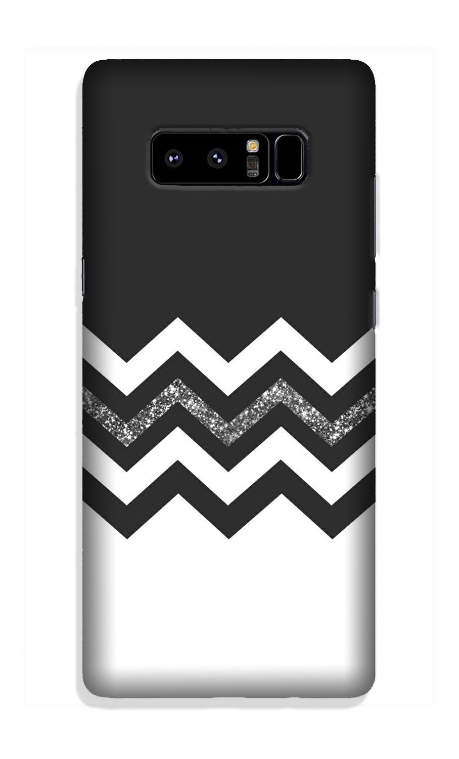 Black white Pattern2Case for Galaxy Note 8