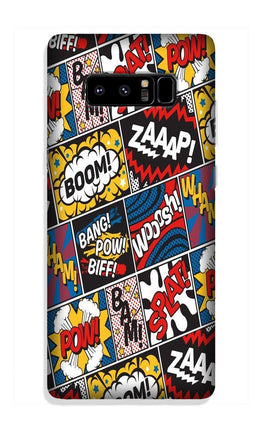 Boom Mobile Back Case for Galaxy Note 8 (Design - 302)