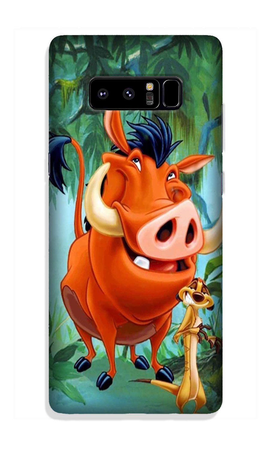 Timon and Pumbaa Mobile Back Case for Galaxy Note 8 (Design - 305)