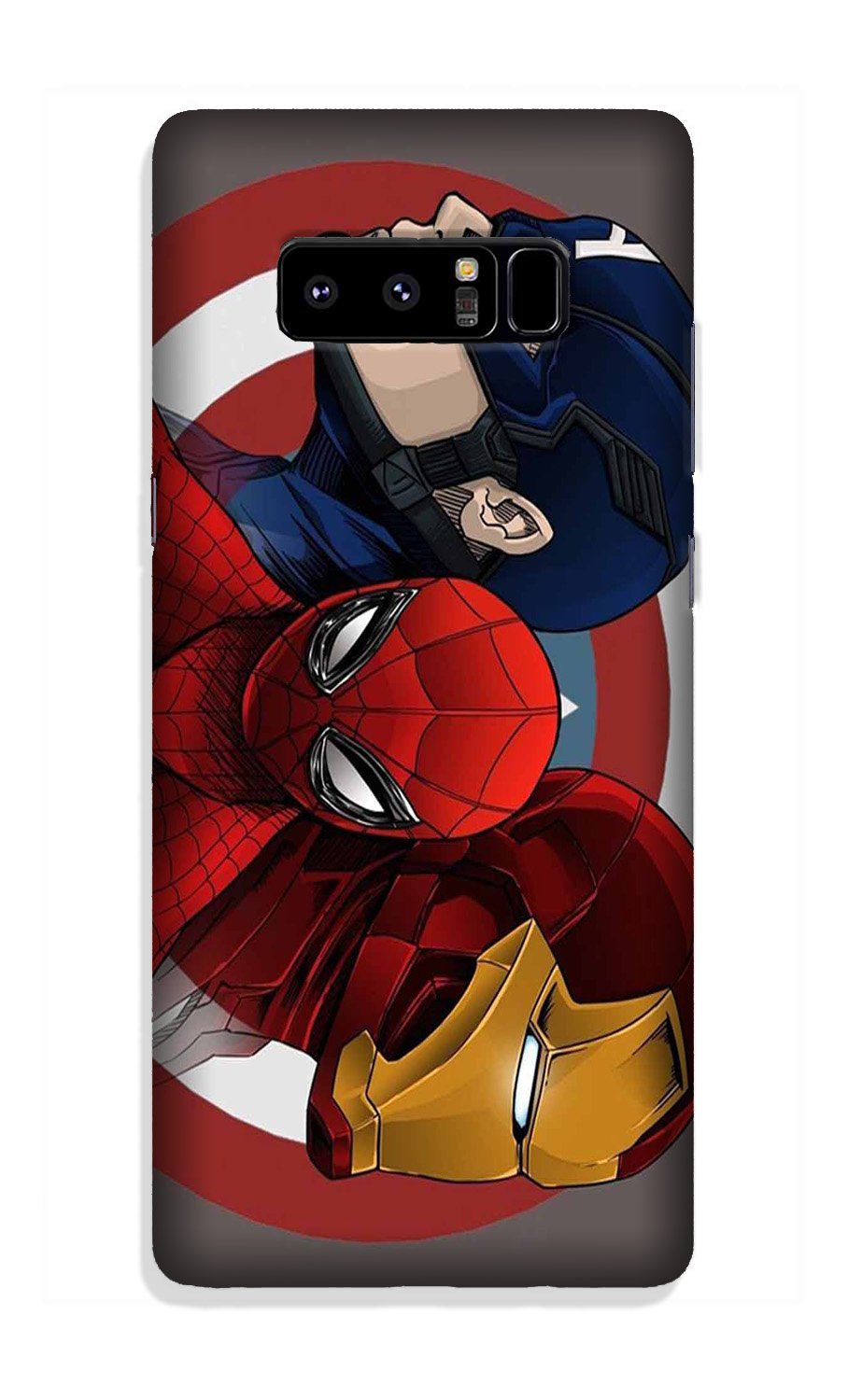 Superhero Mobile Back Case for Galaxy Note 8 (Design - 311)
