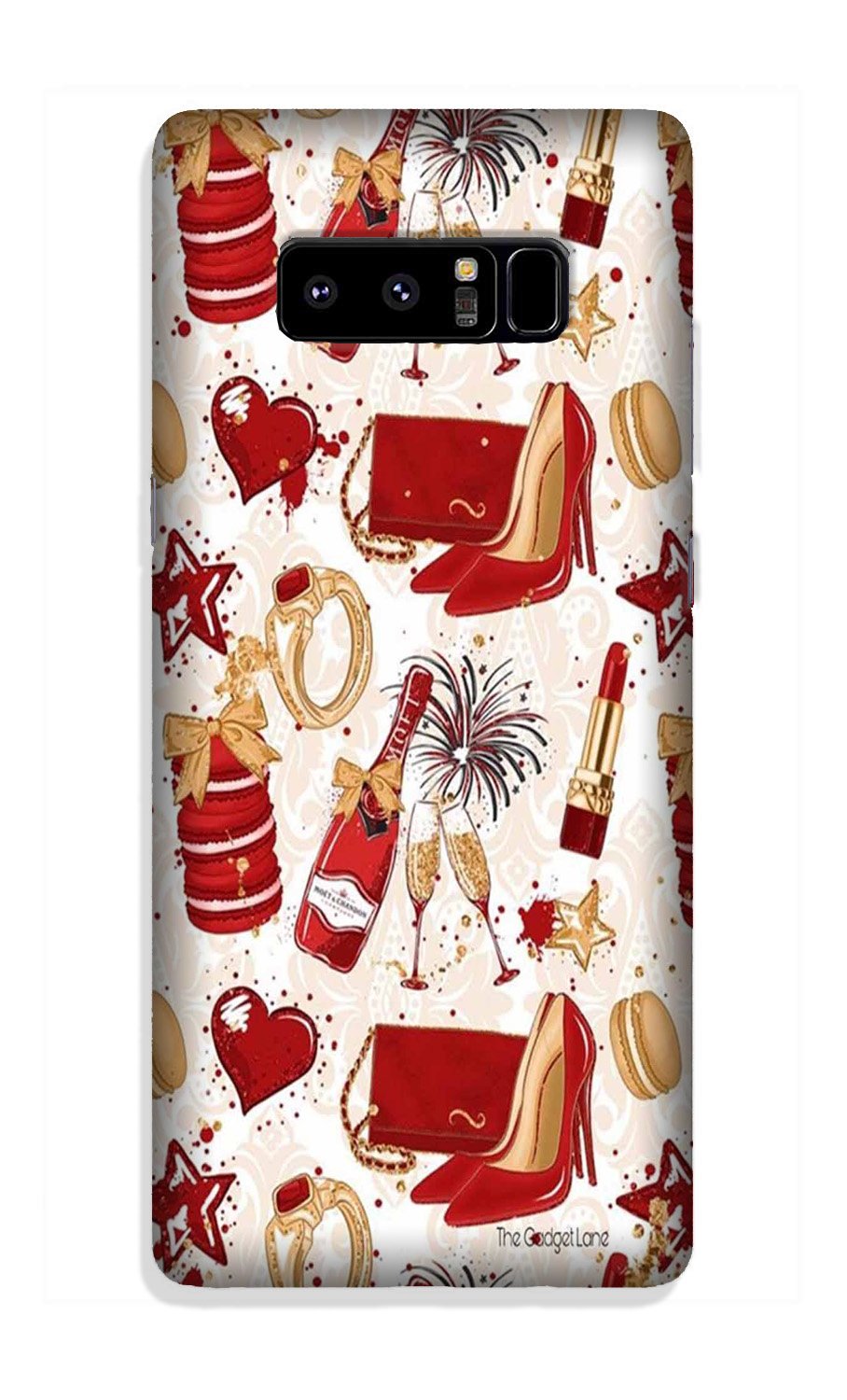 Girlish Mobile Back Case for Galaxy Note 8 (Design - 312)