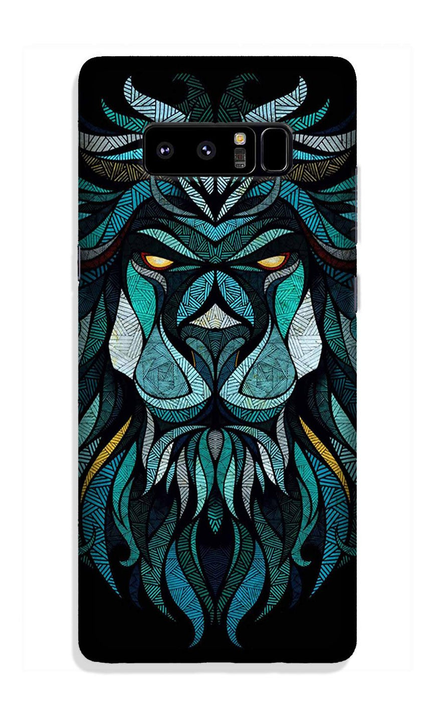 Lion Mobile Back Case for Galaxy Note 8 (Design - 314)