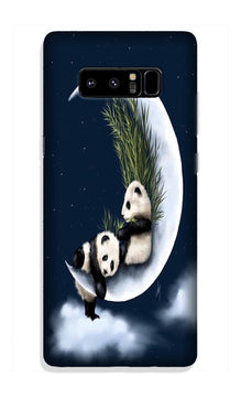 Panda Moon Mobile Back Case for Galaxy Note 8 (Design - 318)