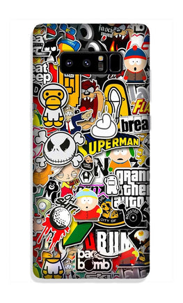 Designer Mobile Back Case for Galaxy Note 8 (Design - 320)