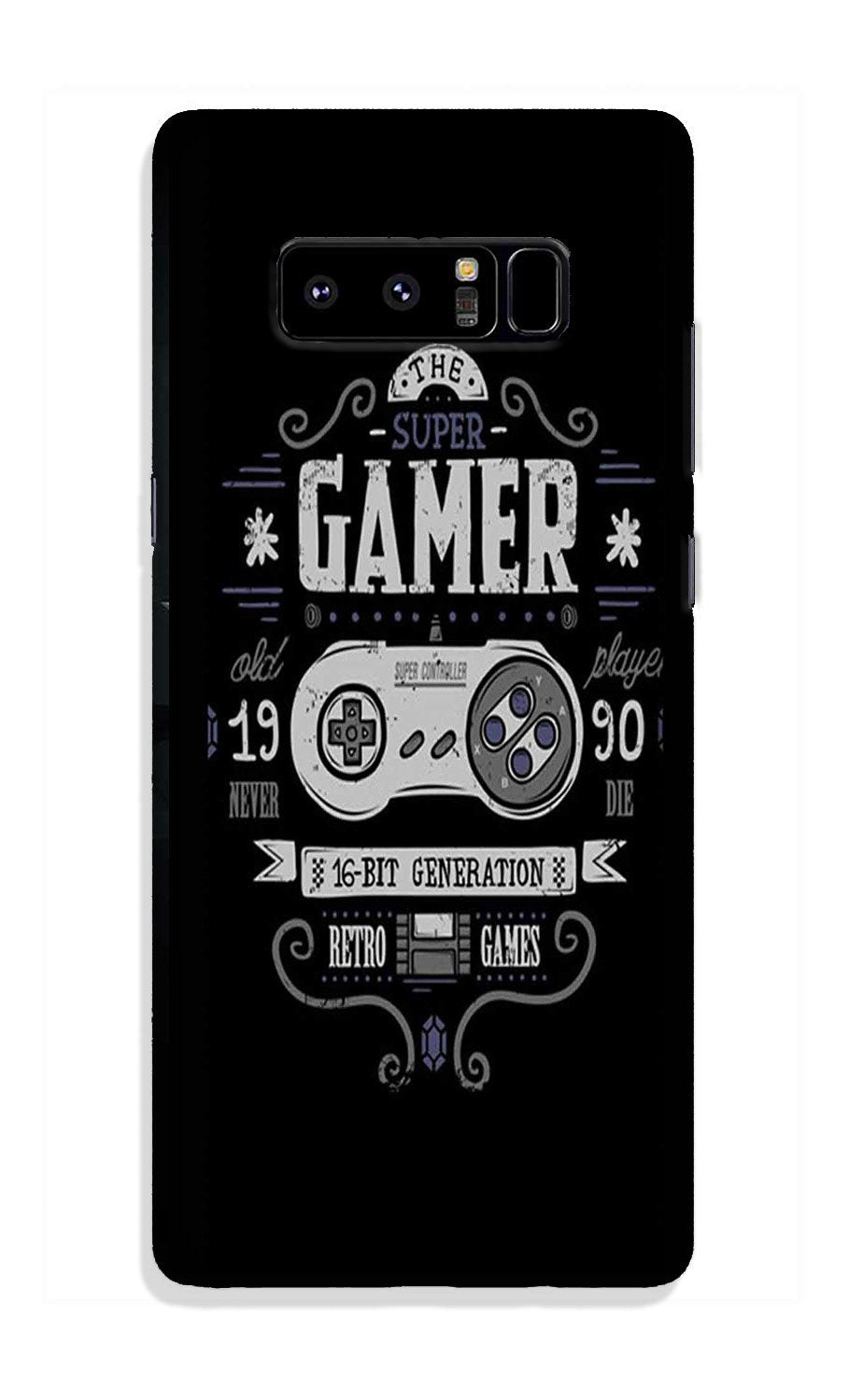 Gamer Mobile Back Case for Galaxy Note 8 (Design - 330)