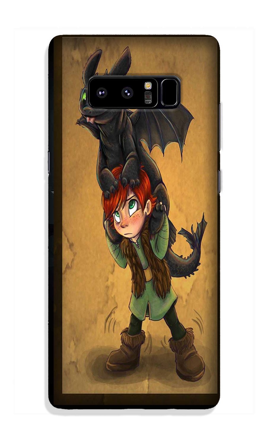 Dragon Mobile Back Case for Galaxy Note 8 (Design - 336)