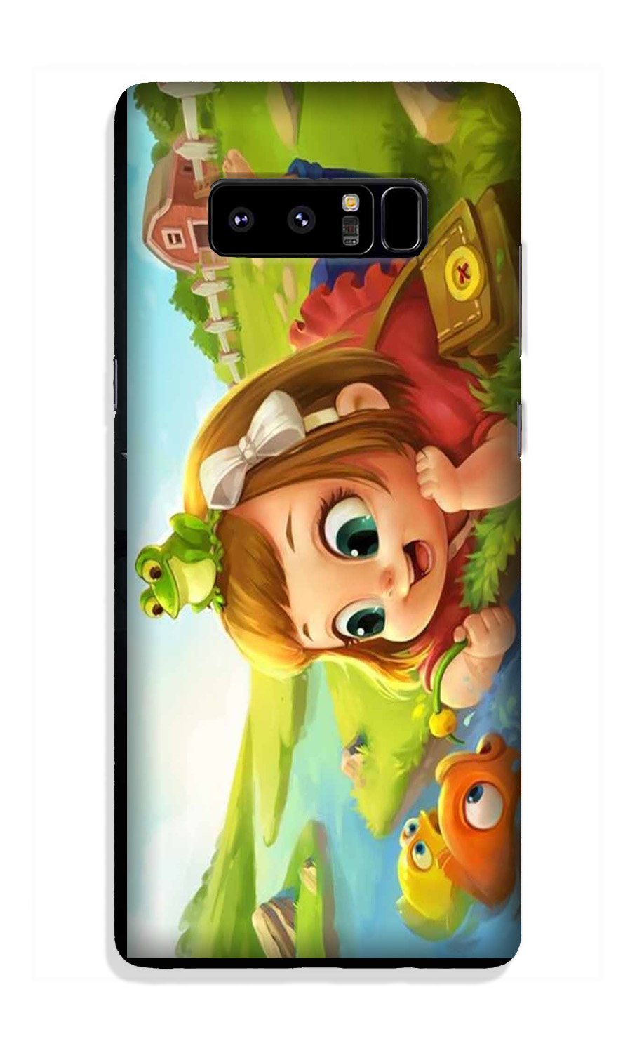 Baby Girl Mobile Back Case for Galaxy Note 8 (Design - 339)