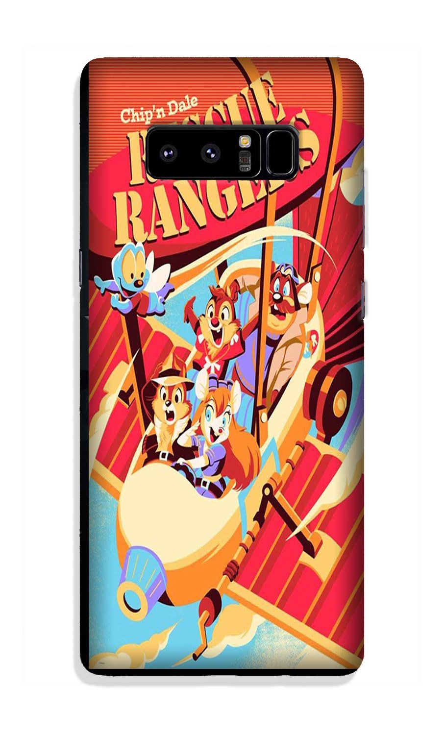 Rescue Rangers Mobile Back Case for Galaxy Note 8 (Design - 341)