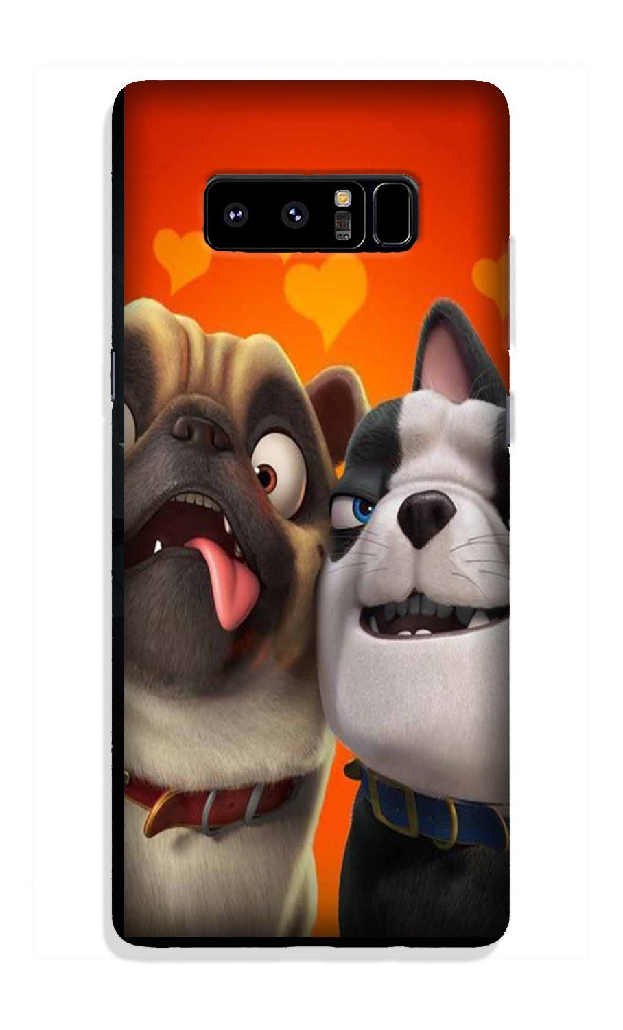 Dog Puppy Mobile Back Case for Galaxy Note 8 (Design - 350)