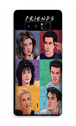 Friends Mobile Back Case for Galaxy Note 8 (Design - 357)