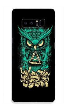 Owl Mobile Back Case for Galaxy Note 8 (Design - 358)
