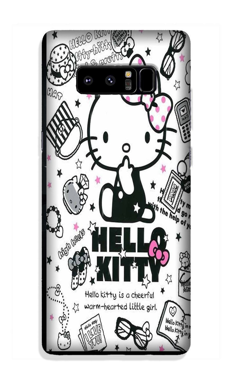 Hello Kitty Mobile Back Case for Galaxy Note 8 (Design - 361)